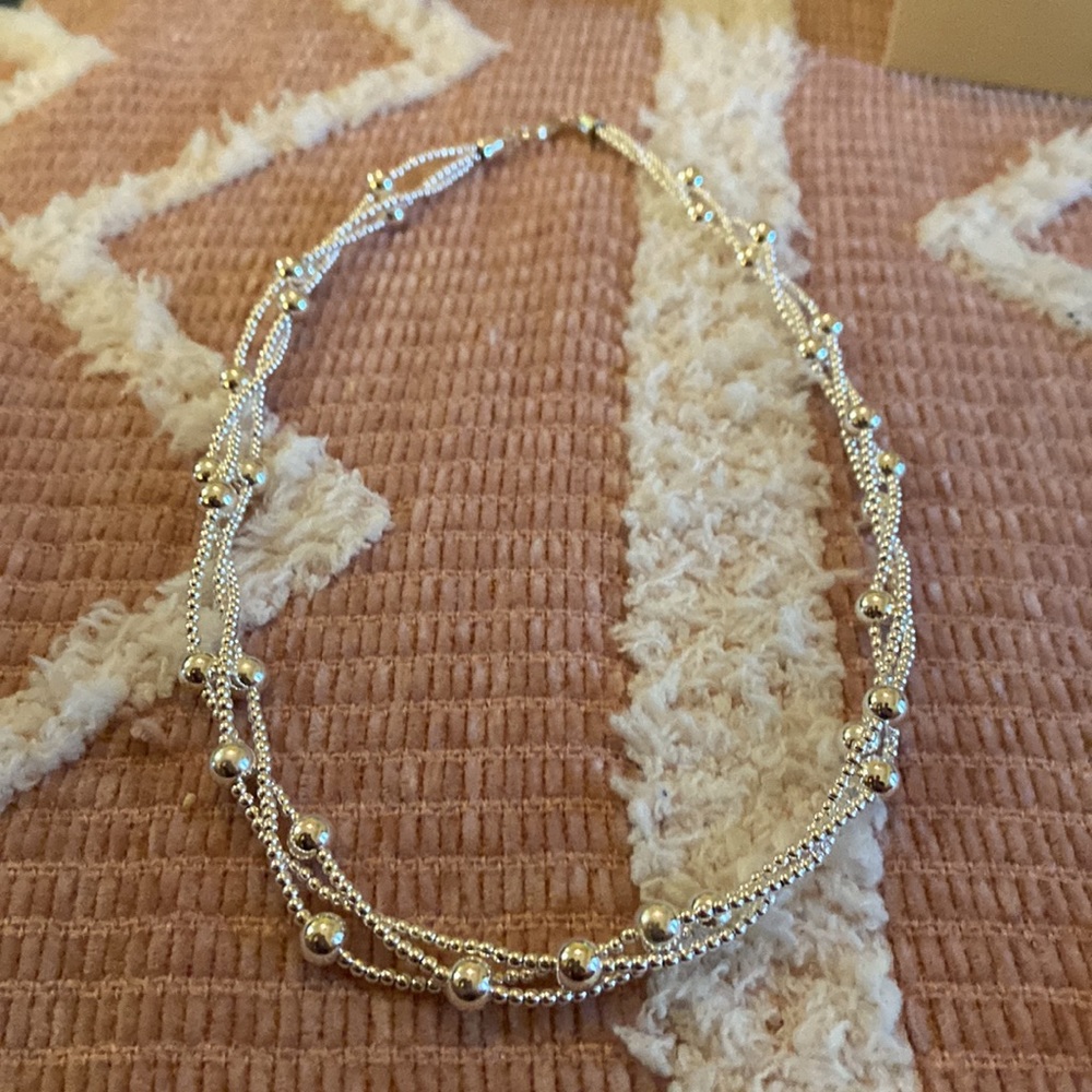 Sterling silver 7” necklace